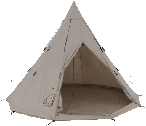 Tipi telte og lavvu