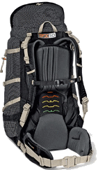 Lowe Alpine Anapurna ND 65 bæresystem